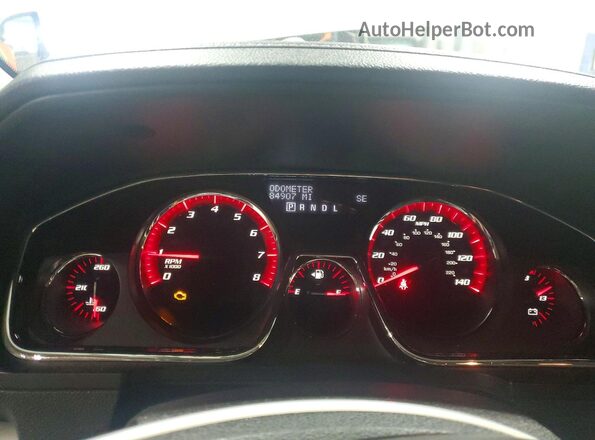 1GKKVRKD0GJ345309 2016 GMC ACADIA Silver Вид щитка приладів