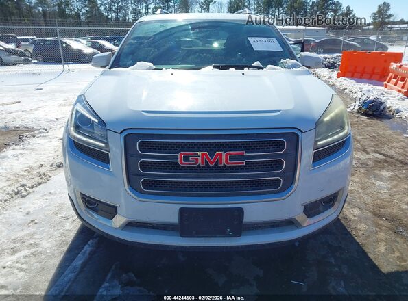 1GKKVRKD2GJ290832 2016 GMC ACADIA White ხელსაწყოთა პანელის ხედი