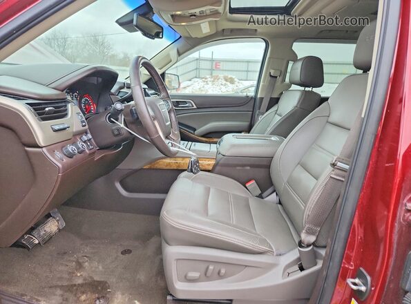 1GKS2CKJ1GR343789 2016 GMC YUKON Бордовый Вид салона спереди