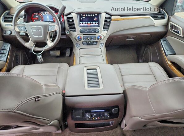 1GKS2CKJ1GR343789 2016 GMC YUKON Бордовый Вид панели приборов