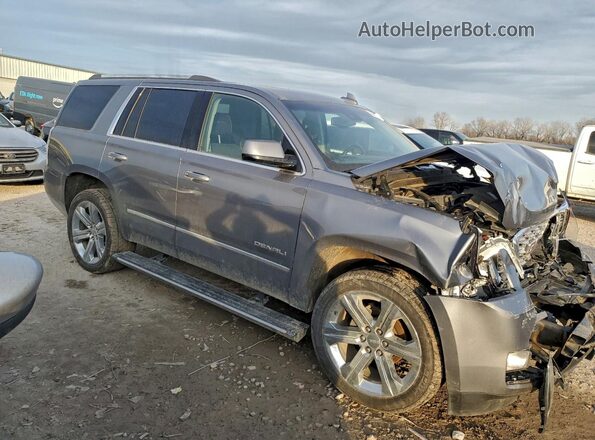 1GKS2CKJ8JR307556 2018 GMC YUKON Серебряный Передняя правая четверть