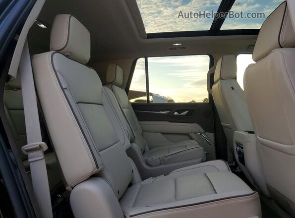 1GKS2DKLXPR240782 2023 GMC YUKON Black Widok wnętrza z tyłu
