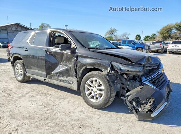 1GNERFKW5NJ155376 2022 CHEVROLET TRAVERSE Black წინა მარჯვენა