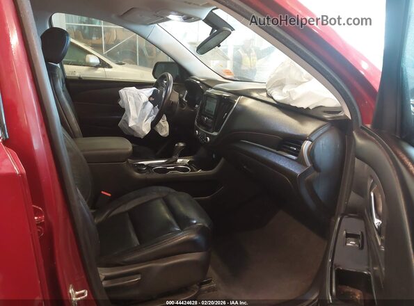 1GNERGKW4KJ274005 2019 CHEVROLET TRAVERSE Red Սալոնի դիմացի տեսք