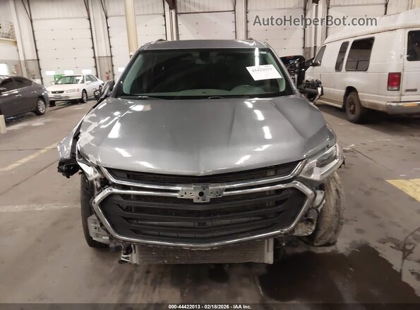 1GNERGKW5MJ169878 2021 CHEVROLET TRAVERSE Gray Rear interior view