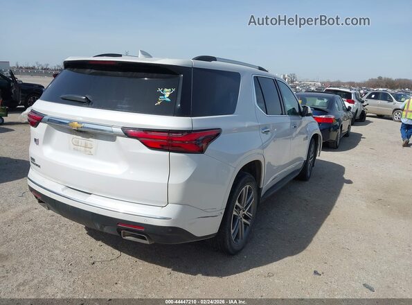 1GNERNKW6NJ128245 2022 CHEVROLET TRAVERSE Белый Задняя правая четверть