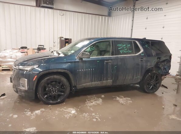 1GNEVFKW1NJ118577 2022 CHEVROLET TRAVERSE Blue Սալոնի 360 աստիճան տեսք
