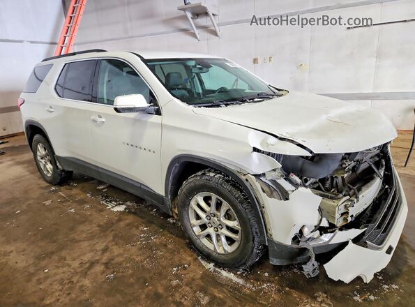 1GNEVGKW2KJ256792 2019 CHEVROLET TRAVERSE White Передня права чверть