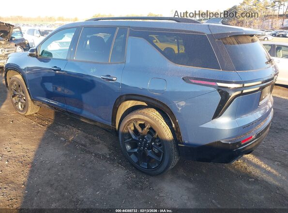 1GNEVLKSXRJ159159 2024 CHEVROLET TRAVERSE Blue უკანა მარცხენა