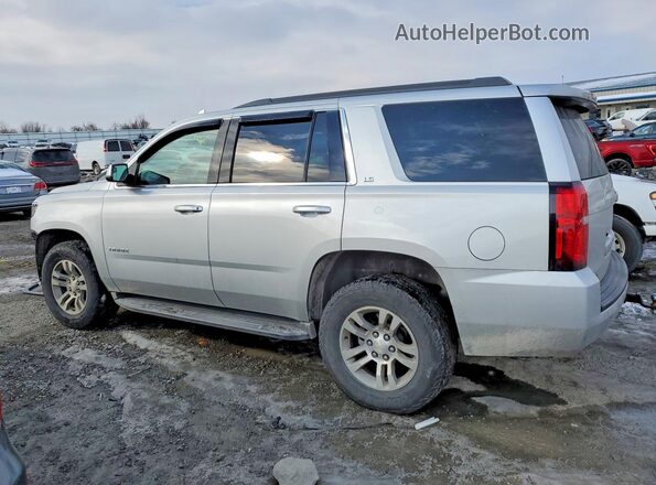 1GNSCAKC3GR478441 2016 CHEVROLET TAHOE Серебряный Задняя левая четверть