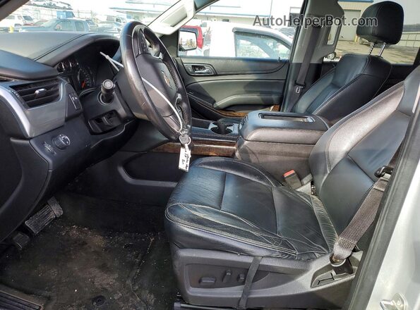 1GNSCAKC3GR478441 2016 CHEVROLET TAHOE Серебряный Вид салона спереди