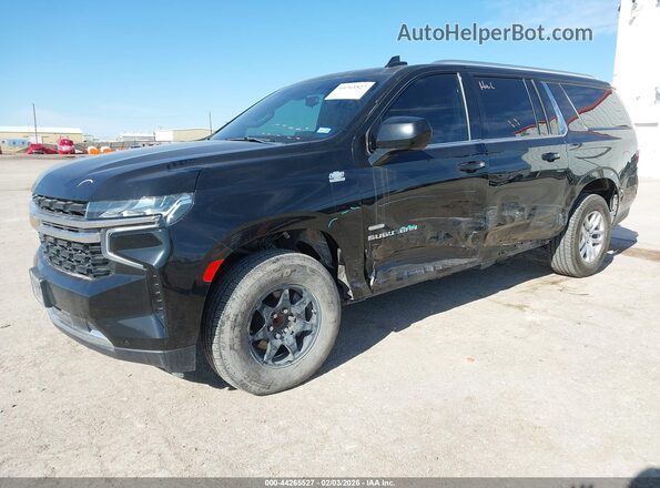 1GNSCBKDXMR216443 2021 CHEVROLET SUBURBAN Black Vista tres cuartos delantera izquierda