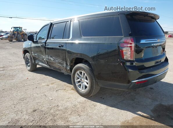 1GNSCBKDXMR216443 2021 CHEVROLET SUBURBAN Black Trasero izquierdo