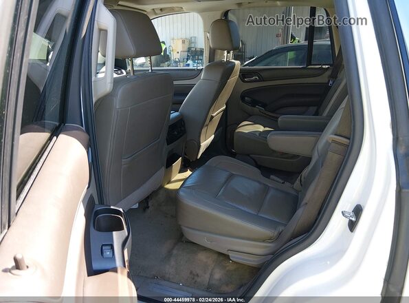 1GNSCCKC9HR112223 2017 CHEVROLET TAHOE White VIN კოდის სტიკერის ხედი