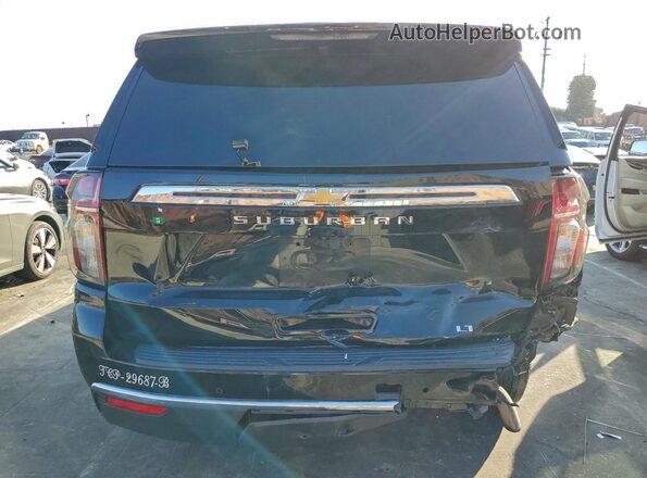 1GNSCCKD2NR323820 2022 CHEVROLET SUBURBAN Black Rear view