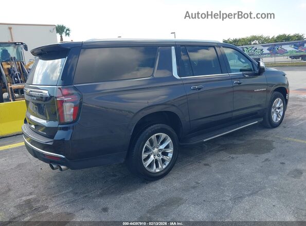 1GNSCFKD4PR363742 2023 CHEVROLET SUBURBAN Черный Задняя правая четверть