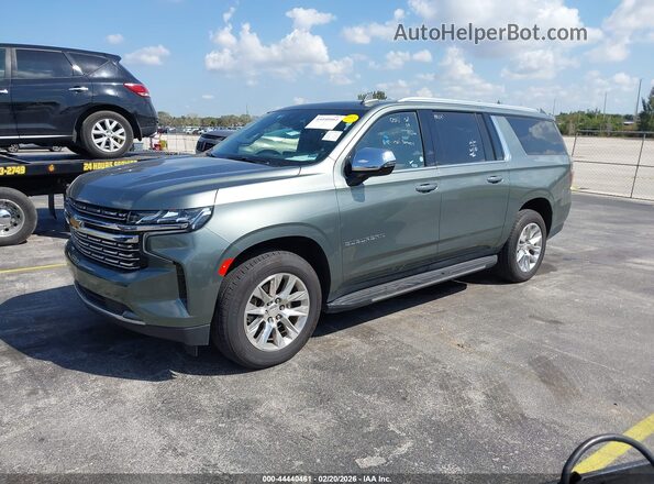 1GNSCFKD7PR377697 2023 CHEVROLET SUBURBAN Green Przód lewy