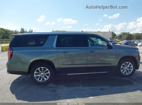 1GNSCFKD7PR377697 2023 CHEVROLET SUBURBAN Green Widok wnętrza z tyłu