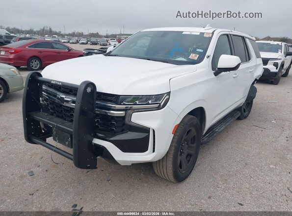 1GNSCLED3NR129244 2022 CHEVROLET TAHOE Белый Передняя левая четверть