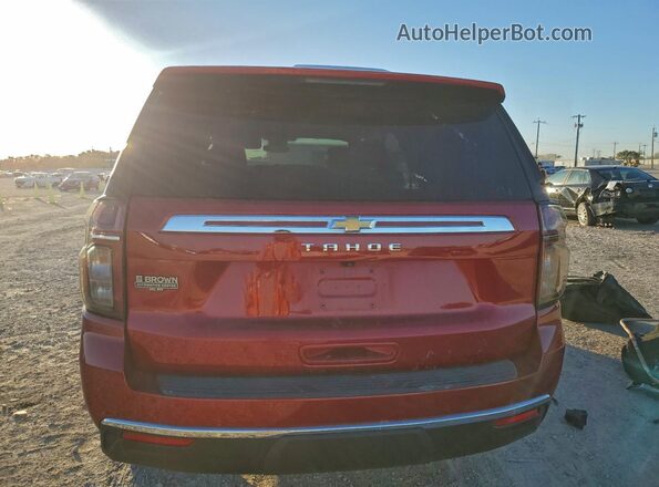 1GNSCMKD0RR366144 2024 CHEVROLET TAHOE Red Вид ззаду