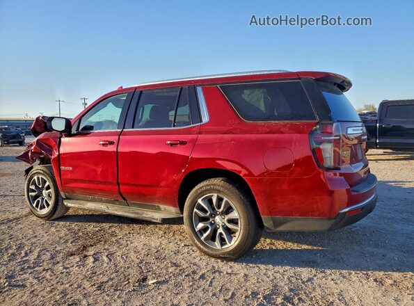 1GNSCMKD0RR366144 2024 CHEVROLET TAHOE Red Задня ліва чверть