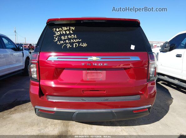 1GNSCMKDXRR168347 2024 CHEVROLET TAHOE Red 