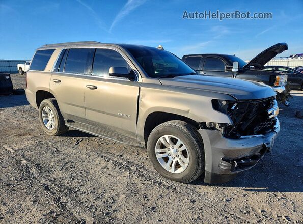 1GNSKBKC1JR401423 2018 CHEVROLET TAHOE Gray Przód prawy