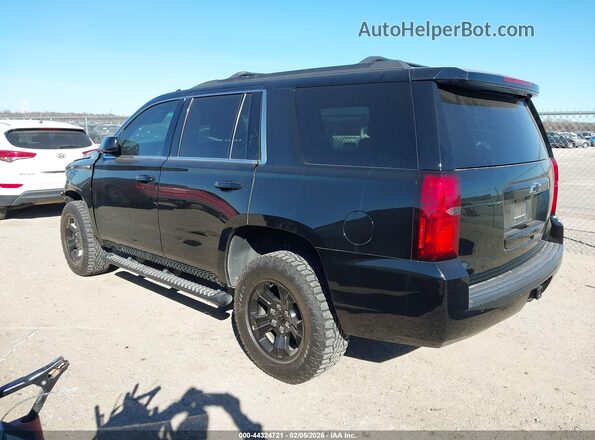1GNSKBKC2HR314561 2017 CHEVROLET TAHOE Black Задня ліва чверть