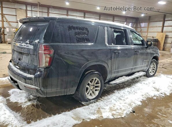 1GNSKCKD0NR218311 2022 CHEVROLET SUBURBAN Black უკანა მარჯვენა