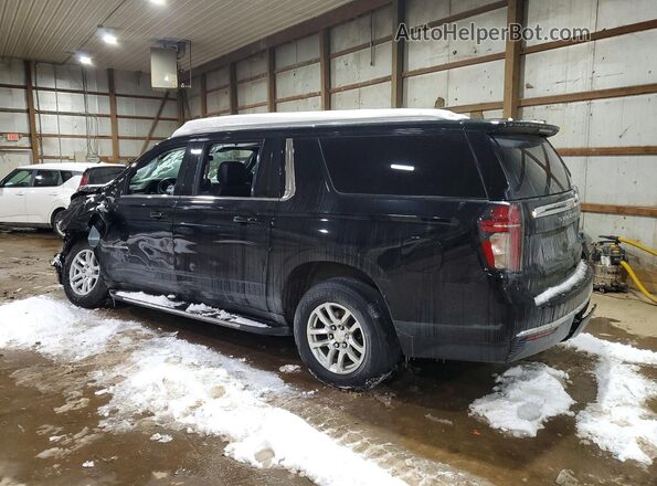 1GNSKCKD0NR218311 2022 CHEVROLET SUBURBAN Black უკანა მარცხენა