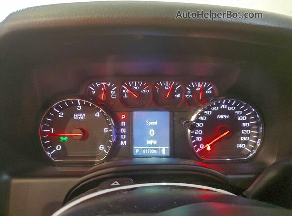 1GNSKFECXGR360916 2016 CHEVROLET TAHOE White Вид щитка приладів
