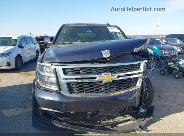 1GNSKHKC1JR378955 2018 CHEVROLET SUBURBAN Синий Вид щитка приборов