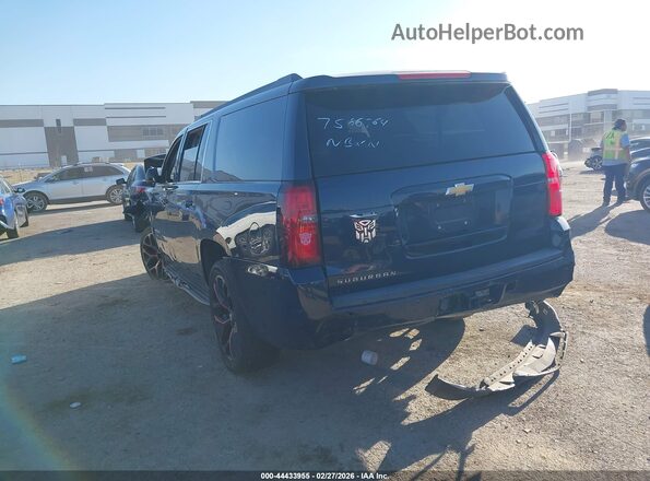 1GNSKHKC1JR378955 2018 CHEVROLET SUBURBAN Синий Задняя левая четверть
