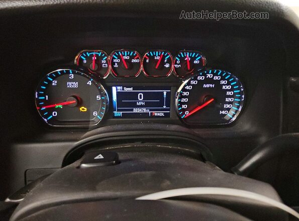 1GNSKHKC9LR153041 2020 CHEVROLET SUBURBAN Blue Instrument cluster view