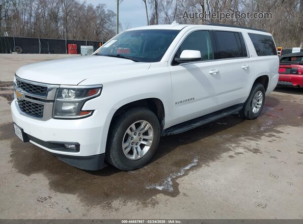 1GNSKHKC9LR259036 2020 CHEVROLET SUBURBAN White Vista tres cuartos delantera izquierda