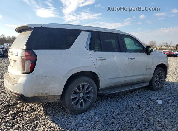 1GNSKNKD3MR451920 2021 CHEVROLET TAHOE Белый Задняя правая четверть