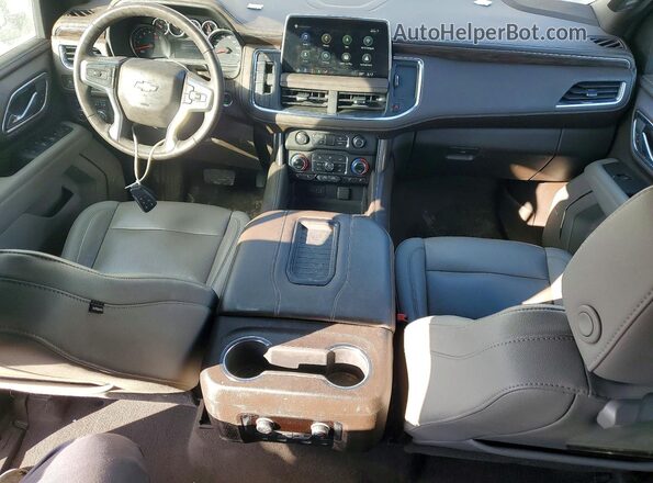 1GNSKNKD3MR451920 2021 CHEVROLET TAHOE Белый Вид панели приборов