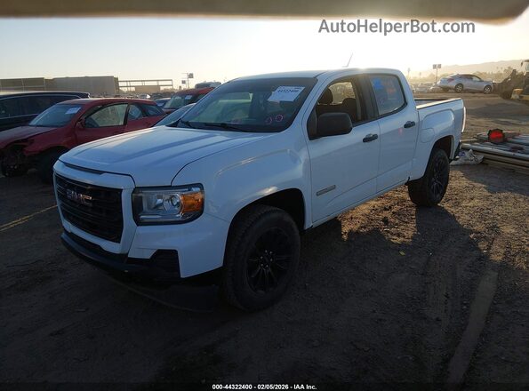 1GTG5BEA2M1268545 2021 GMC CANYON Бирюзовый Передняя левая четверть