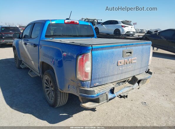1GTG5BEN2M1206095 2021 GMC CANYON Blue Հետևի ձախ