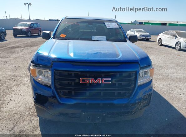 1GTG5BEN2M1206095 2021 GMC CANYON Blue Սարքավորումների վահանակի տեսք