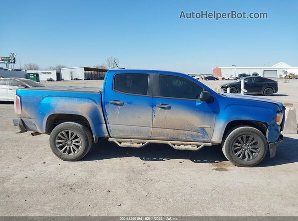 1GTG5BEN2M1206095 2021 GMC CANYON Blue Սալոնի հետևի տեսք
