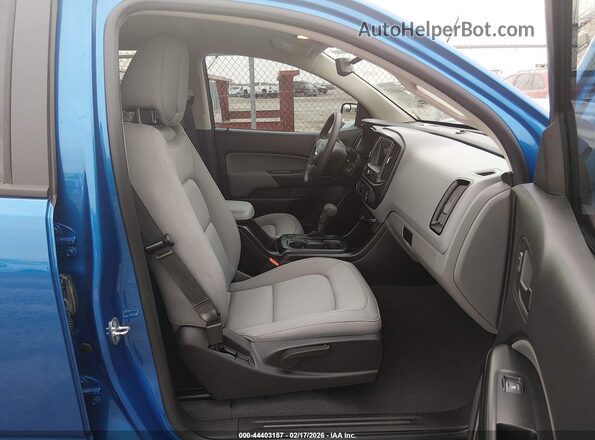 1GTG5BEN6M1276571 2021 GMC CANYON Синий Вид салона спереди