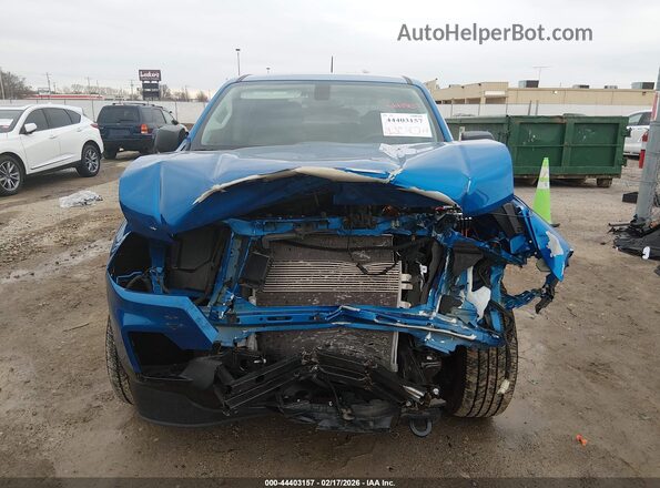 1GTG5BEN6M1276571 2021 GMC CANYON Синий Вид щитка приборов