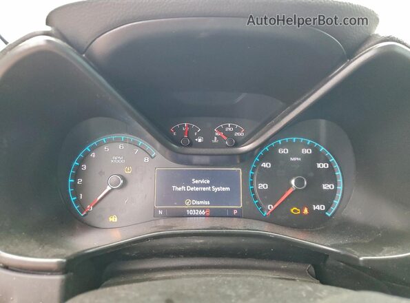 1GTG5CEA4L1224681 2020 GMC CANYON White Widok zestawu wskaźników