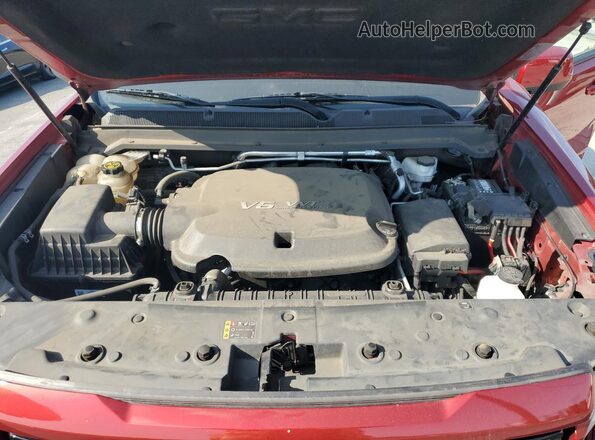 1GTG5CEN9M1175630 2021 GMC CANYON Red Widok wnętrza z tyłu