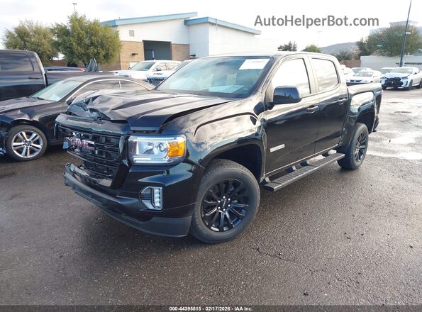 1GTG6CEN2N1275230 2022 GMC CANYON Черный Передняя левая четверть