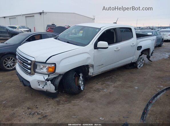 1GTG6CEN3K1335933 2019 GMC CANYON White Առջևի ձախ երեք քառորդ տեսարան
