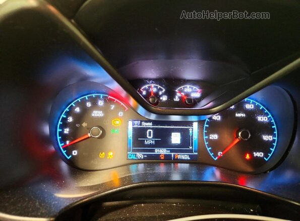 1GTG6DEN7J1199665 2018 GMC CANYON Black Widok zestawu wskaźników