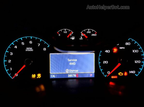 1GTG6EEN2L1101490 2020 GMC CANYON Gray Вид щитка приладів