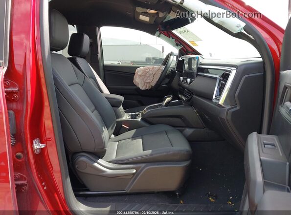 1GTP5BEKXR1260225 2024 GMC CANYON Red Widok wnętrza z przodu